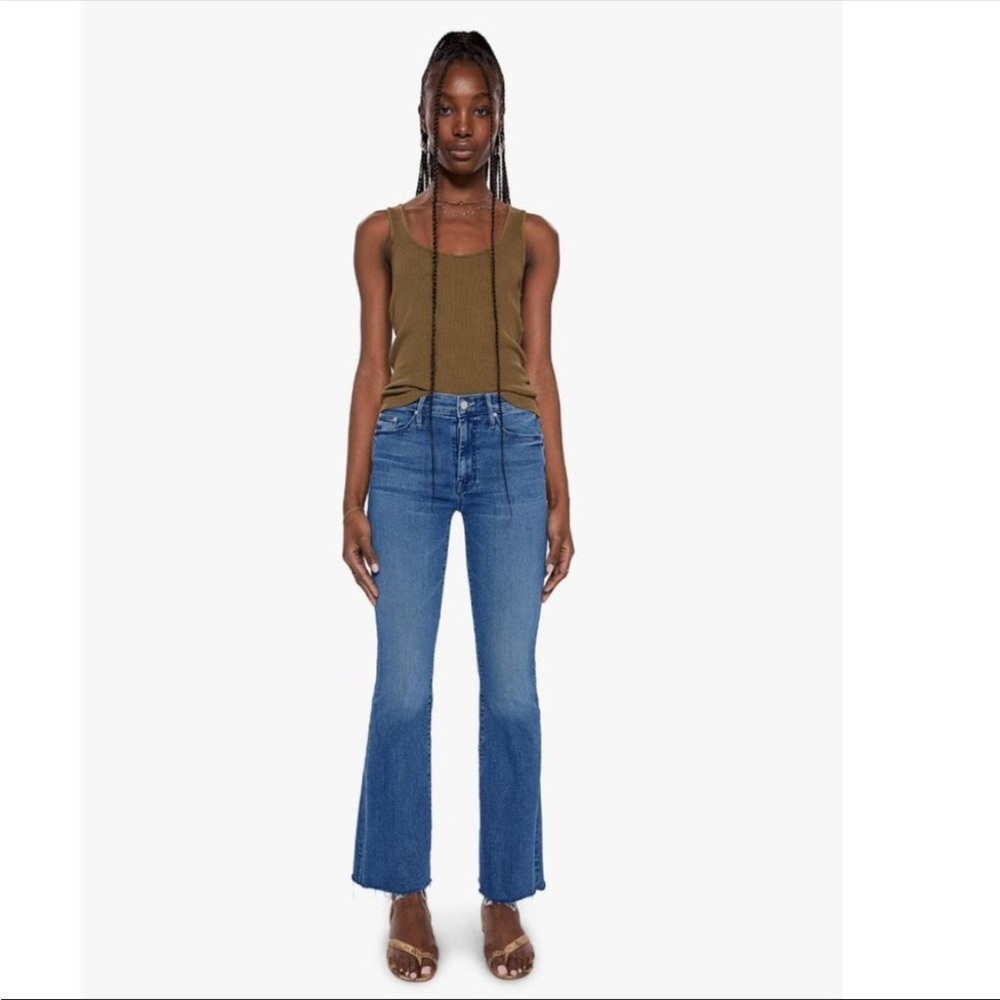 MOTHER Blue Flare & Wide Leg Jeans